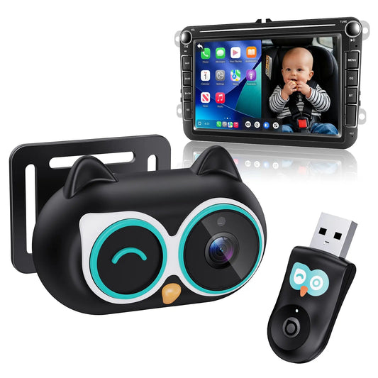 ✨Baby Car Camera & Wireless CarPlay Adapter