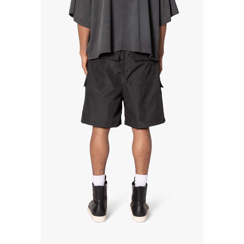 Rave Double Cargo Shorts - Black