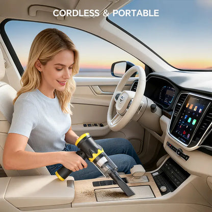 20KPa Wireless Car Vacuum | 4-in-1 Portable | Type-C Fast Charging