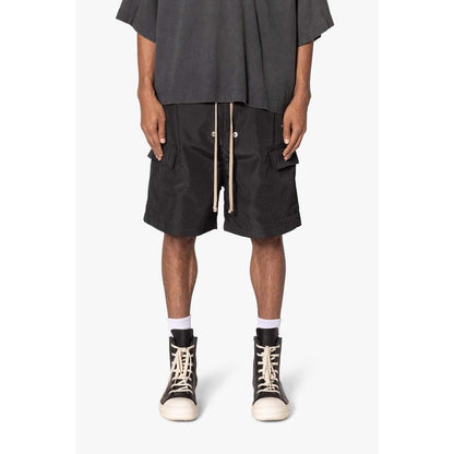 Rave Double Cargo Shorts - Black